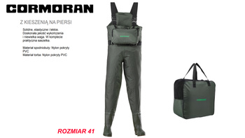 SPODNIOBUTY Z KIESZENIĄ NA PIERSI roz 41