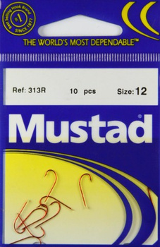 HACZYKI MUSTAD 14 10szt CZERWONE 313R LIMERICK
