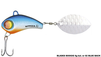 BLADES BOOGIE 6g kol. nr 02 BLUE BACK KONGER