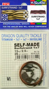 Przypon 27kg 2,5m SELF-MADE SURFSTRAND 1x7
