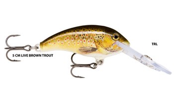 RAPALA SHAD DANCER KOLOR LIVE BROWN TROUT