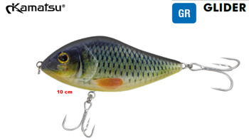 WOBLER GLIDER 10cm S KOLOR 069 KAMATSU