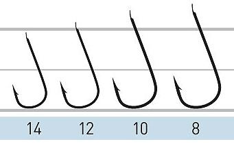 Haczyki Jaxon roz 10 z przyponem 0,14mm CHIKA Sumato