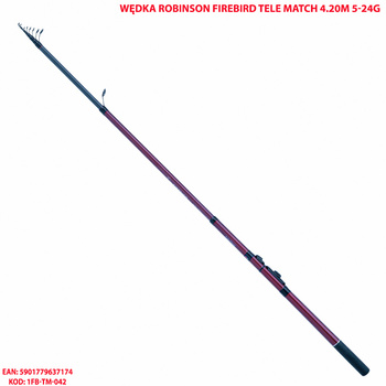 Wędka Robinson Firebird Tele Match 4.20m 5-24g