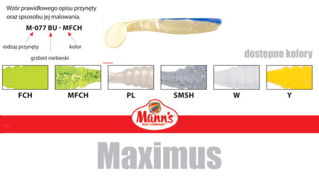Mann's Predator Maximus 115 mm M-077BU-PL