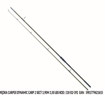 Wędka Carpex Dynamic Carp 2 sect 3,90m 3,50 lbs