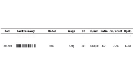 KOŁOWROTEK Z WOLNYM BIEGEM  CTEC GOVERNOR 5000 REEL
