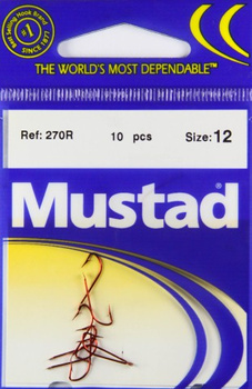 HACZYKI MUSTAD 16 10szt CZERWONE 270R CRYSTAL