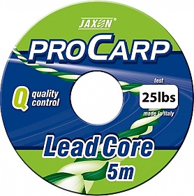 PLECIONKA PRZYPONOWA TONĄCA JAXON PRO CARP LEAD CORE 5M / 25LBS BRĄZOWO-CZARNA