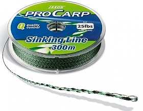 PLECIONKA TONĄCA JAXON PRO CARP SINKING LINE 10M / 20LBS ZIELONO-CZARNA