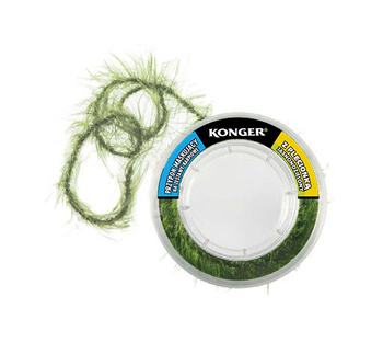 Konger Przypon maskujący z plecionką jasnozielony - 45lbs / 5m