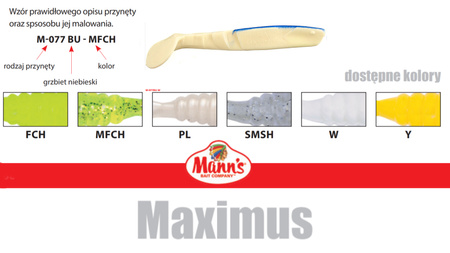 Mann's Predator Maximus 115 mm M-077BU-W