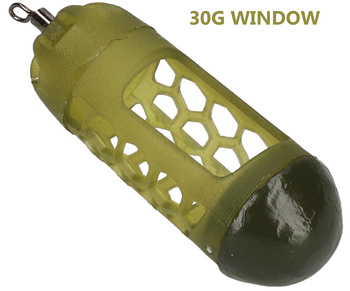 KOSZYCZEK ZANĘTOWY - WINDOW FEEDER -rozm.M - 30G -op.1szt