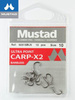 HACZYKI MUSTAD 6 10szt CARP-X2 BEZZADZOROWY ULTRA POINT  BLACK NIKIEL