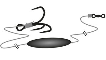 ZESTAW CATFISH RIG PCL 4/0