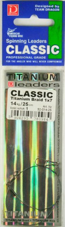 Dragon 14kg 40cm Przypon Classic Titanium Braid 1x7