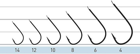 Haczyki Jaxon roz 14 z przyponem 0,12mm SODE Sumato