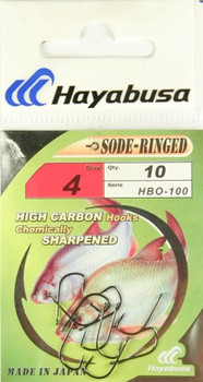 Haczyki Hayabusa rozm 10 Sode Ringed BN
