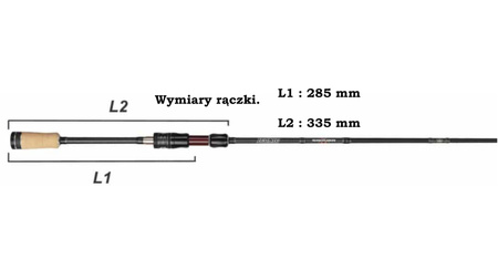 Wędka Sakura ICONIC SPINNING - ICS  702 UL - 7’ (2,13 m) - 0,5-5 gr