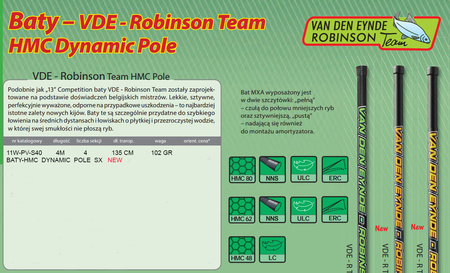 Wędka VDE-R Team HMC Dynamic Pole SX 4,00 M