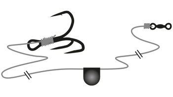 ZESTAW CATFISH RIG PCG 2/0 Kotwica