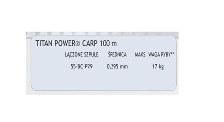 Żyłka Robinson Titan Power Carp łączona 0.295mm, 100m
