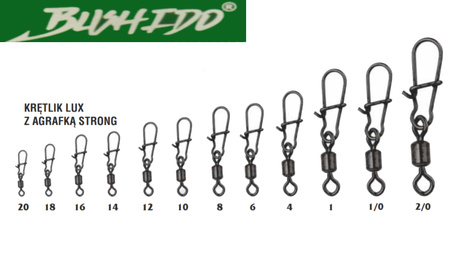 BUSHIDO rozm 10 Krętlik z Agrafką 38076