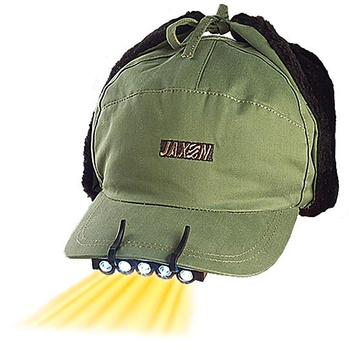 Latarka na daszek czapki Jaxon AJ-LAR020