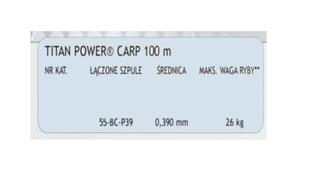 Żyłka Robinson Titan Power Carp łączona 0.390mm, 100m