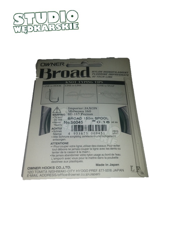 Owner Żyłka Broad - 0.18mm / 3.1kg