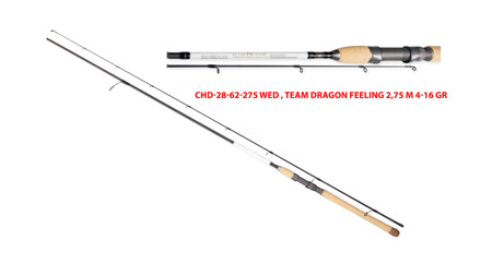 Wędka. TEAM DRAGON Feeling 2.75 m cw 4-16 g