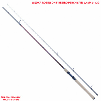 Wędka Robinson Firebird Perch Spin 2,45m 3-12g