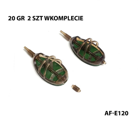 KOSZYCZEK ZANĘTOWY METHOD FEEDER 20G 2 SZTUKI W KOMPLECIE