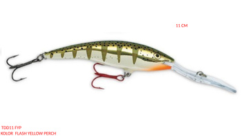 Rapala Deep Tail Dancer 11cm Flash Yellow Pearch