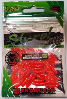 TRABUCCO SLURP MAGGOT Orange glitter