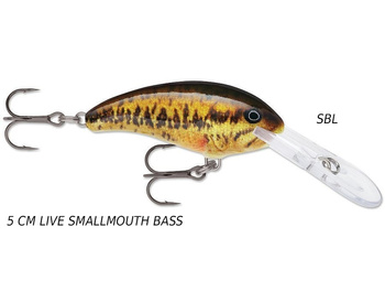 RAPALA SHAD DANCER KOLOR LIVE SMALLMOUTH BASS