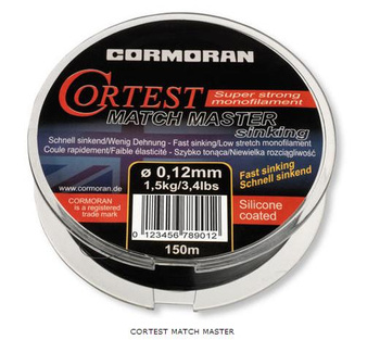 Żyłka tonąca Cormoran 0.14mm 150m Cortest Match Master