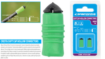 Łącznik gumy do tyczką zielony roz M CRESTA