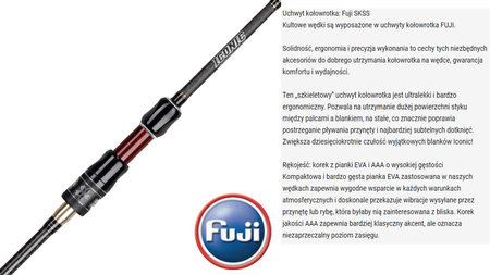 Wędka Sakura ICONIC SPINNING - ICS  702 UL - 7’ (2,13 m) - 0,5-5 gr