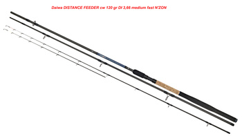 Wedka Daiwa DISTANCE FEEDER cw 120 gr Dł 3,66 medium fast N'ZON