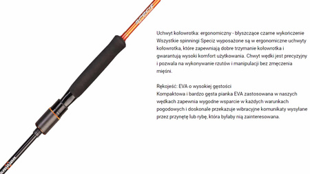 Wędka Sakura SPECIZ SPINNING 2,70 m dł  5-20 g cw