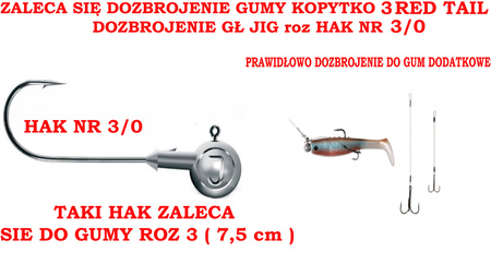 Relax KOPYTO 3 RED TAIL BLS3-S254R / 7,5 cm