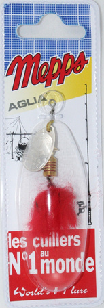 Mepps Aglie Pompon Silver nr.1
