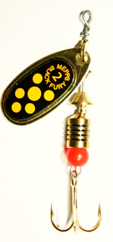 Mepps Comet Black Fury Gold/Yellow nr.2