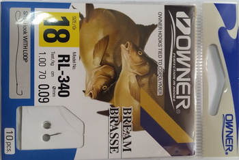 Haczyki z przyponem OWNER HO-RL340-18