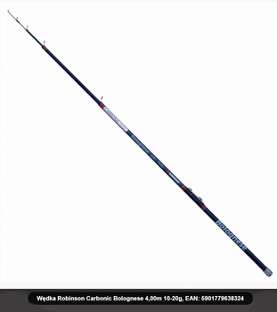 Wędka Robinson Carbonic Bolognese 4,00m 10-20g