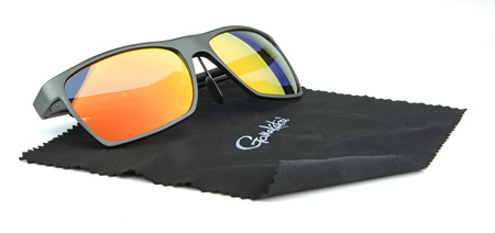 OKULARY GAMAKATSU G-GLASSES ALU GREY RED MIRROR