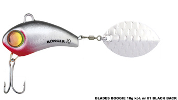 BLADES BOOGIE 10g kol. nr 01 BLACK BACK KONGER