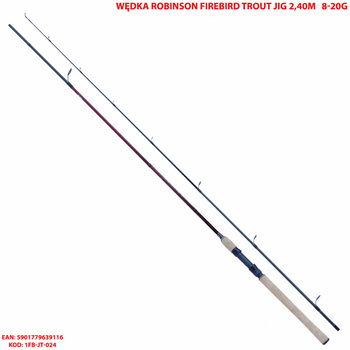 Wędka Robinson Firebird Trout Jig 2,40m   8-20g