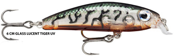 RAPALA ULTRA LIGHT MINNOW 6 cm KOLOR GLASS LUCENT TIGER UV